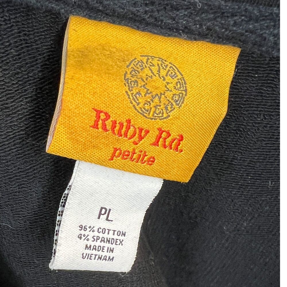 Ruby Rd Petites Jacket Black Lightweight Full But… - image 6